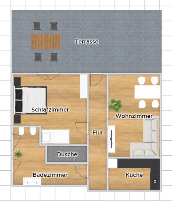 Fewo Wildflecken - Ferienwohnung Rhoen Neubau 2021 Экстерьер фото